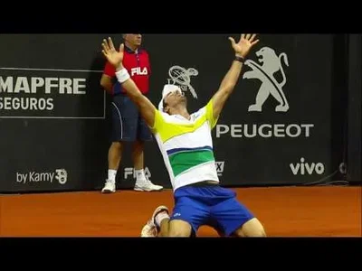  The unsual hunderhand championship point from Cuevas in Sao Paulo