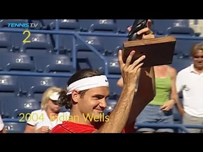 Have a look back on Federer's 25 ATP Masters 1000 titles
