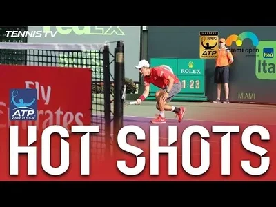 Perfect touch for a delicate dropper from Nishikori at Miami