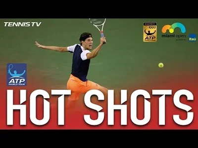 Epic rally of 36 shots between Thiem and Coric at Miami