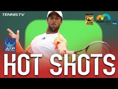 Mammoth forehand from Verdasco against Nishikori at Miami !