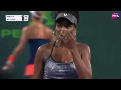 Superb net game from V. Williams against Kerber at Miami