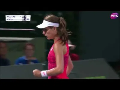 Beautfiful get at the best moment for Konta against V. Williams in Miami