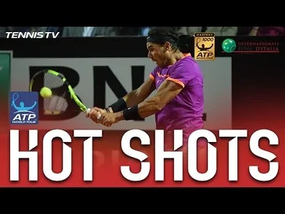 Two superb winners from Nadal against Sock in Rome