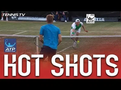 The incredible match point saved by Pouille in Stuttgart !