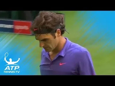 Top 5 of Federer's recent hot shots on the grass of Halle