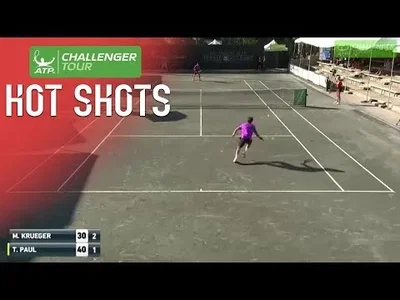 Amazing point from Paul against Krueger at Savannah Challenger