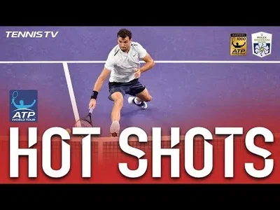 What a reaction from Dimitrov against Harrison in Shanghai