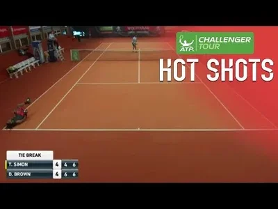 Dustin Brown backhand Brilliance at Ismaning Challenger