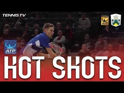 Perfect volley from Mahut to clinch match points in Paris
