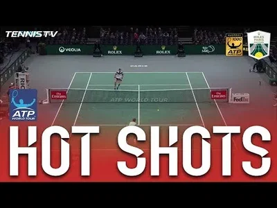 Superb hand skills from Mahut to conclude at the net in Paris