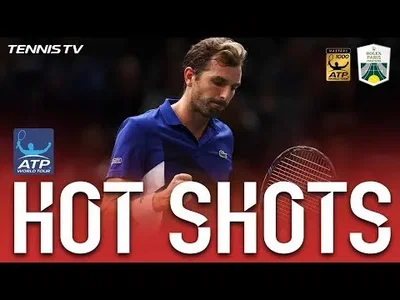 What a drop shot winner from Benneteau against Cilic in Paris !