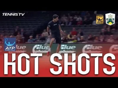Melo hits winning tweener volley in double final in Paris