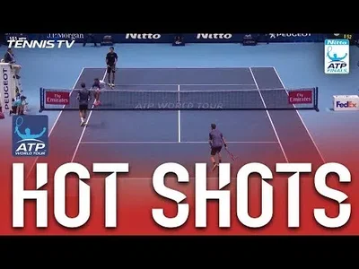 Amazing drop volley from Dodig in double at the ATP Finals in London