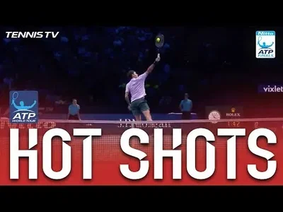 Nice move from Federer against Cilic in London - ATP Finals