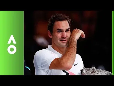Federer's emotional speech after winning the Australian Open 2018