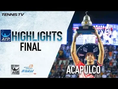 Highlights of Del Potro win over Anderson in Acapulco Final