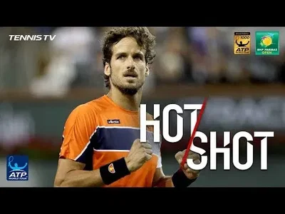 Outstanding point between Sock and Lopez at Indian Wells
