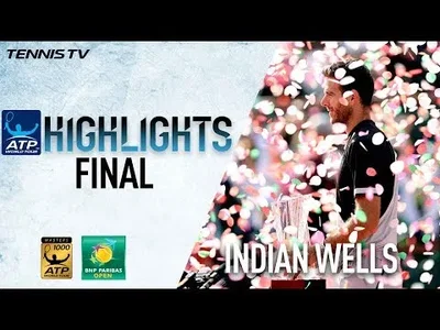 Highlights of Del Potro win over Federer in Indian Wells Final