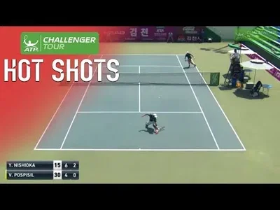 Pospisil wins Cat and Mouse rally against Nishioka in Gimcheon final