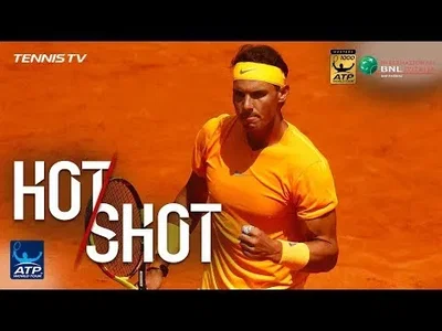 Nadal's supernatural defense against Fognini in Rome !