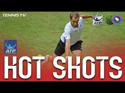 Gasquet's 'Absolutely Magical' backhand touchy pass in Halle