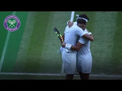 Wonderful hug between Nadal and Del Potro at Wimbledon