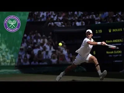 Djokovic's emotion on his title point in Wimbledon final