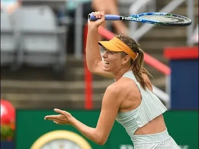 Huge point from Sharapova against Kasatkina in Montreal