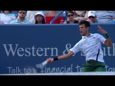 Perfect pass from Djokovic to break Federer in Cincinnati Final