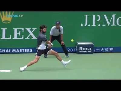 What a point from Basilashvili to break Shapovalov in Shanghai