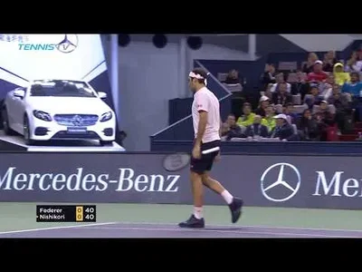 Federer perfect combination against Nishikori in Shanghai