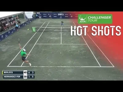 The impossible winning lob striked by Berlocq in Santo Domingo