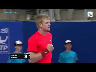 Edmund concludes in style against Gasquet in Antwerp