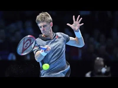 Anderson's magnificent forehand against Nishikori at the ATP Finals