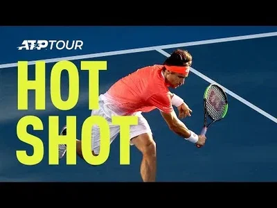 Ferrer fires perfect backhand return winner in Auckland