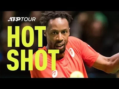Monfils' incredible defence against Goffin in Rotterdam