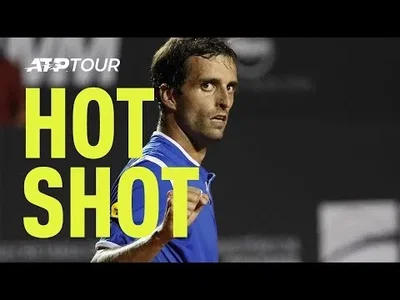 Ramos-Vinolas' perfect lunging lob against Delbonis in Rio