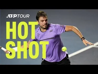 Wawrinka blasts forehand winner on set point at Acapulco