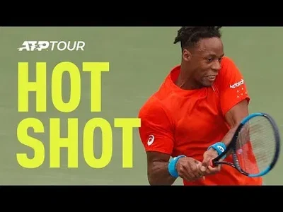 Monfils' marvelous defense against Berankis in Dubaï