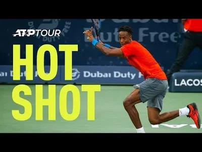 What a point ! Monfils stretched for Tsitsipas winner at Dubai