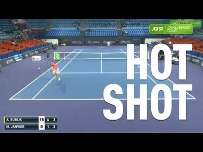 Wonderful, genius hot shot from Janvier at Pau challenger