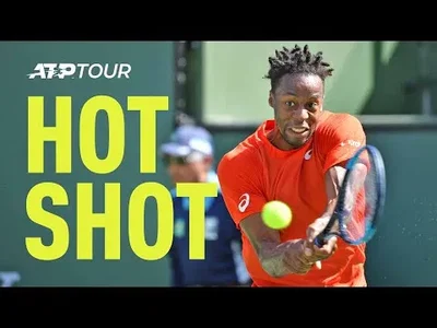 Monfils covers court like no one else against Mayer in Indian Wells