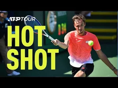 Medvedev wins amazing rally on break point in Indian Wells