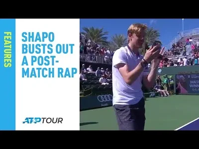 Shapovalov raps on court to celebrate win over Cilic at Indian Wells