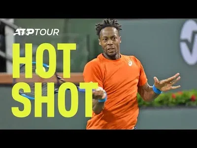 Monfils shows you what it's like to be in the zone in Indian Wells
