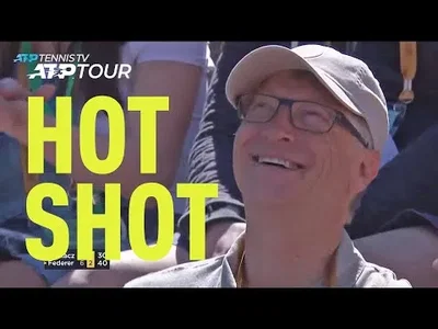 Superb rally between Federer and Hurkacz in Indian Wells, Bill Gates appreciates