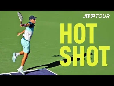 Thiem's Bazooka backhand against Federer in Indian Wells Final