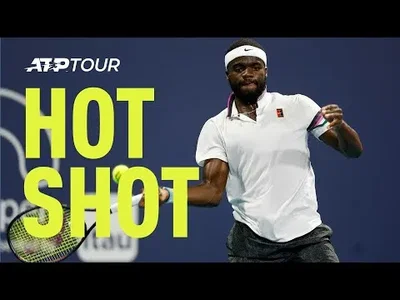 Tiafoe fires enormous 96 mph forehand against Kecmanovic in Miami