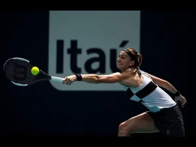 Wonderful rally between Kvitova and Barty in Miami